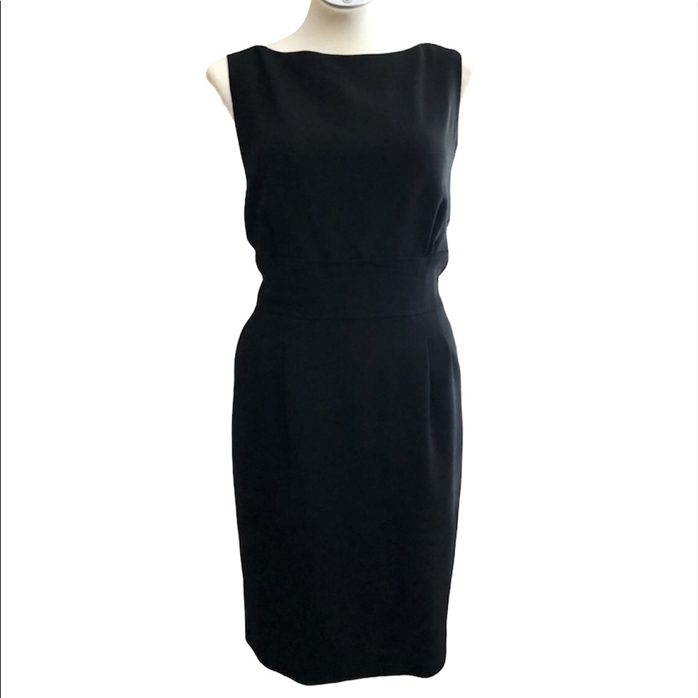 Magaschoni Collection Black Midi Dress